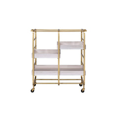 ACME Vorrik Serving Cart – angle view – Lusso Furniture Miami