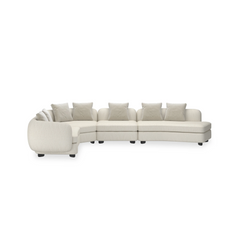 Caracole Lumi Sectional – angle view – Lusso Furniture Miami