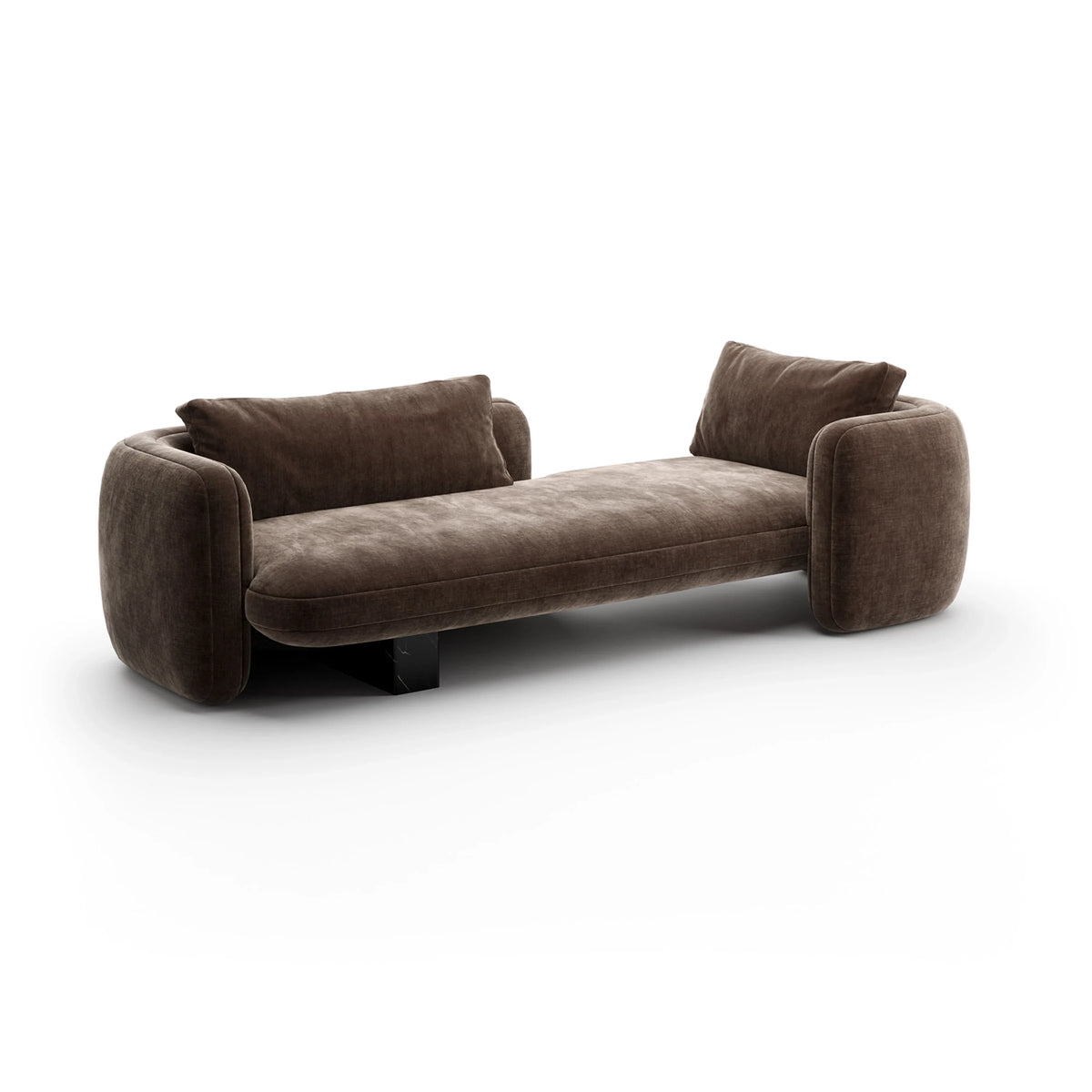 Caracole Overlap Chaise – angle view – Lusso Furniture Miami