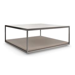 Caracole Cartesian Cocktail Table – side view – Lusso Furniture Miami