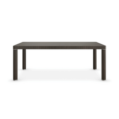 Caracole Mirror Image Dining Table – front view – Lusso Furniture Miami