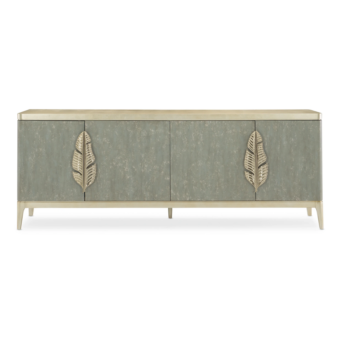 Caracole Waterside Console – front view – Lusso Furniture Miami