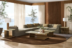 Caracole Cape Verde Cocktail Table – angle view – Lusso Furniture Miami