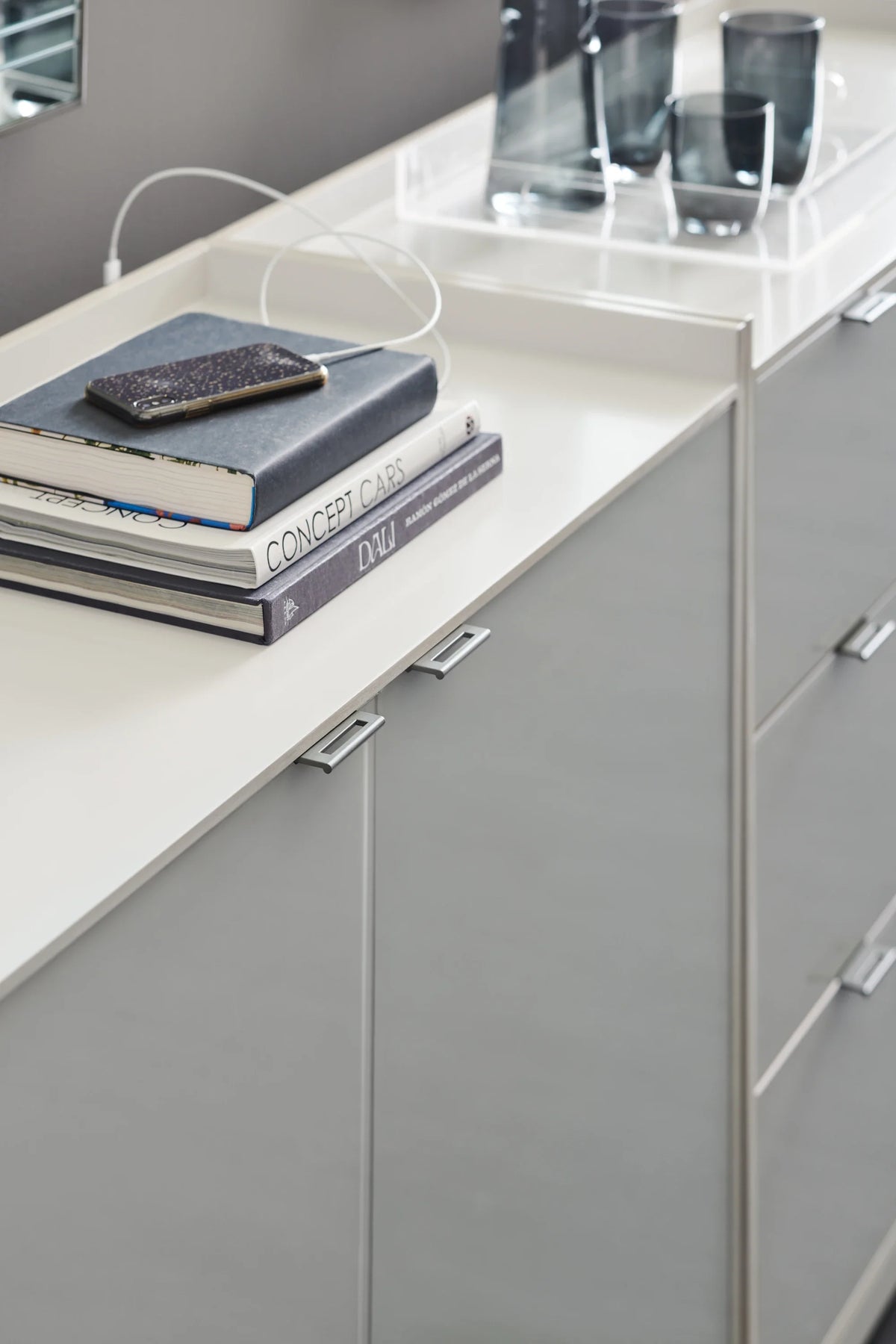 Caracole Expressions Door Chest – side view – Lusso Furniture Miami