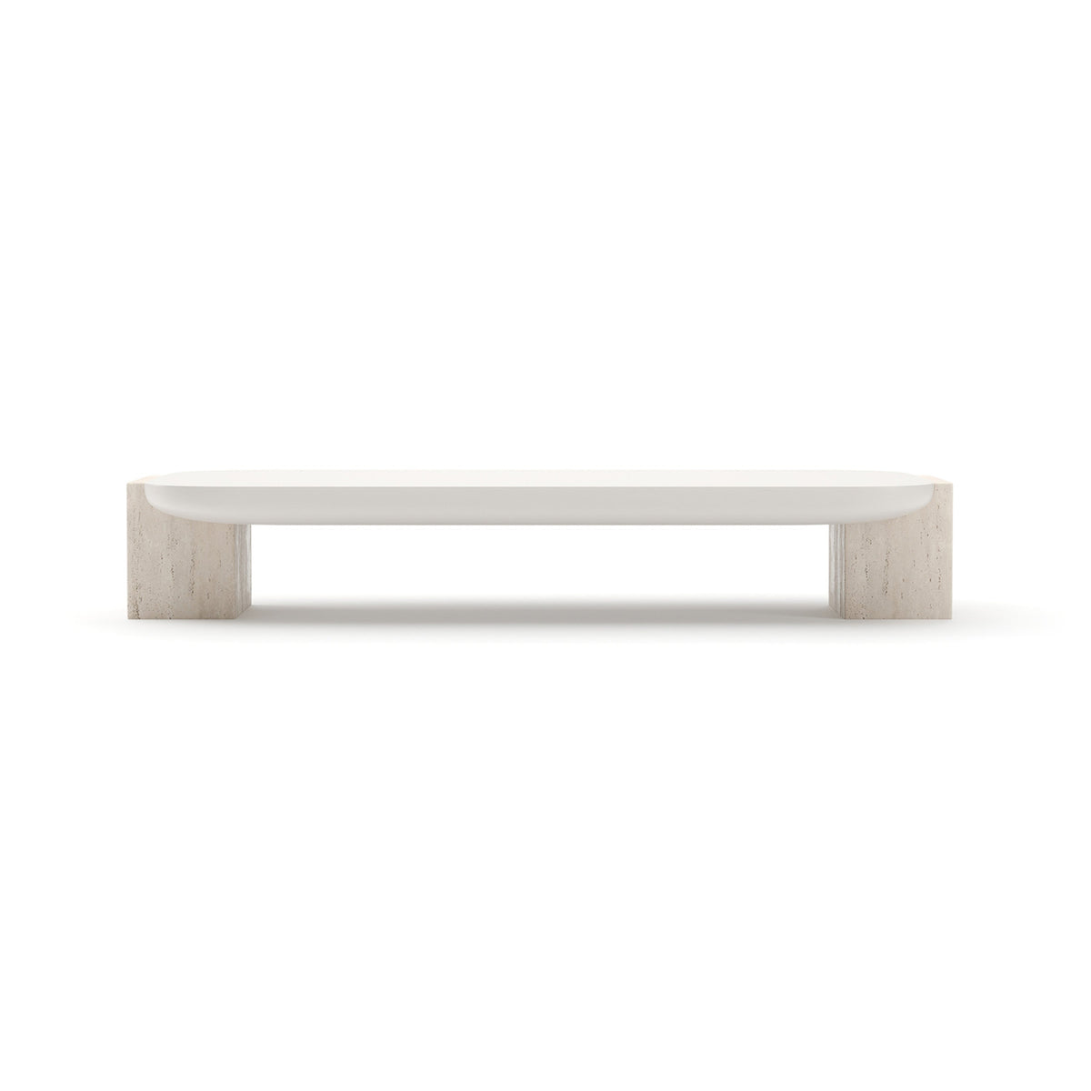 Caracole Overlap Rectangle Cocktail Table – close-up – Lusso Furniture Miami