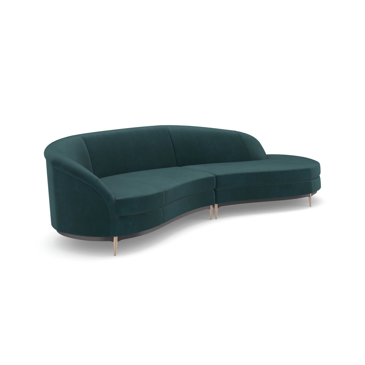 Caracole Three's Company Sectional – back view – Lusso Furniture Miami