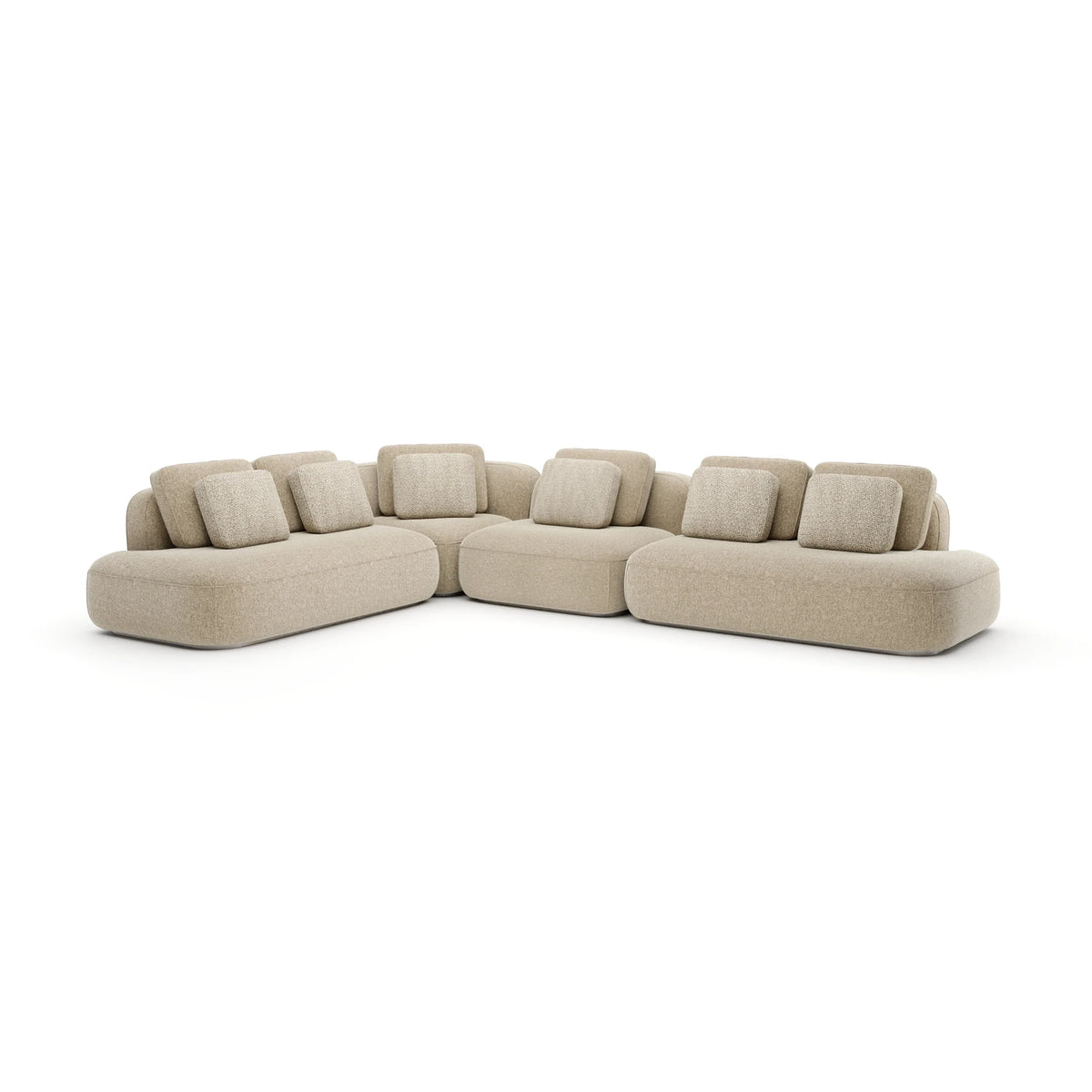 Caracole Sasso Sectional – view 15 – Lusso Furniture Miami