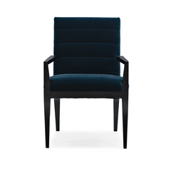 Caracole Edge Arm Chair – front view – Lusso Furniture Miami