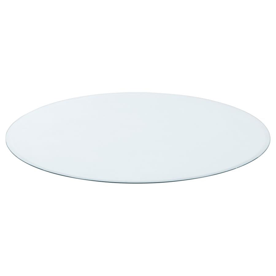 Glass Tops 48-inch 6mm Round Clear Tempered Glass Top-1