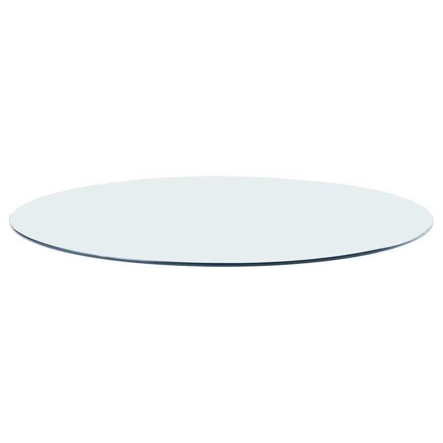 Glass Tops 60-inch 12mm Round Clear Tempered Glass Top-zoom-1