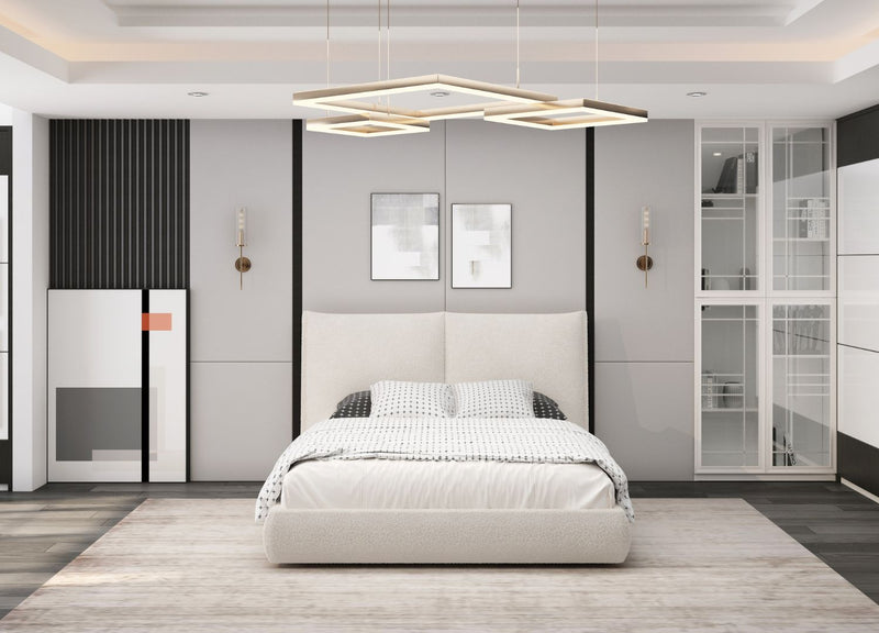 Eric Queen Bed – Upholstered Split Headboard-zoom-