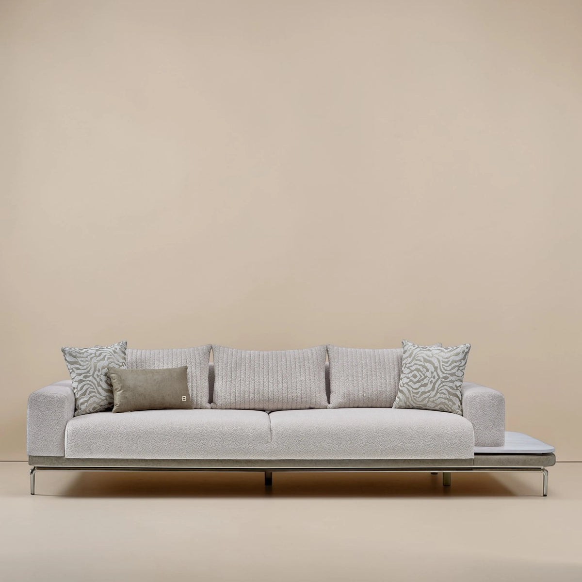 Estella Living Room Set (Cream) – Living Room Set | Lusso Furniture