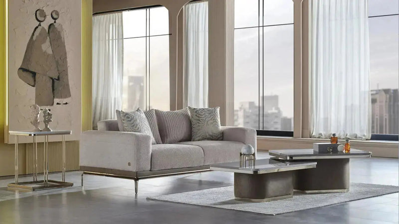Estella Living Room Set (Cream)-zoom-