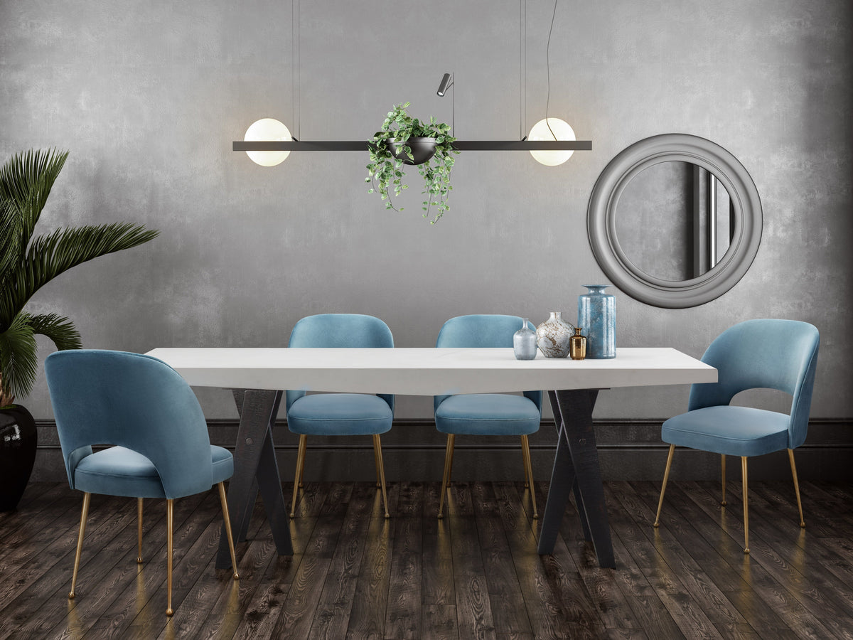 Swell Performance Velvet Dining Chair