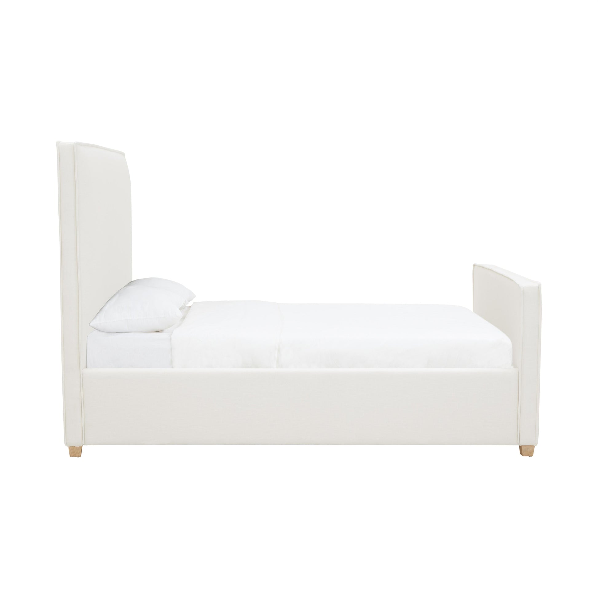 Bristol Park Ivory Contract-Grade Fabric Upholstered Bed