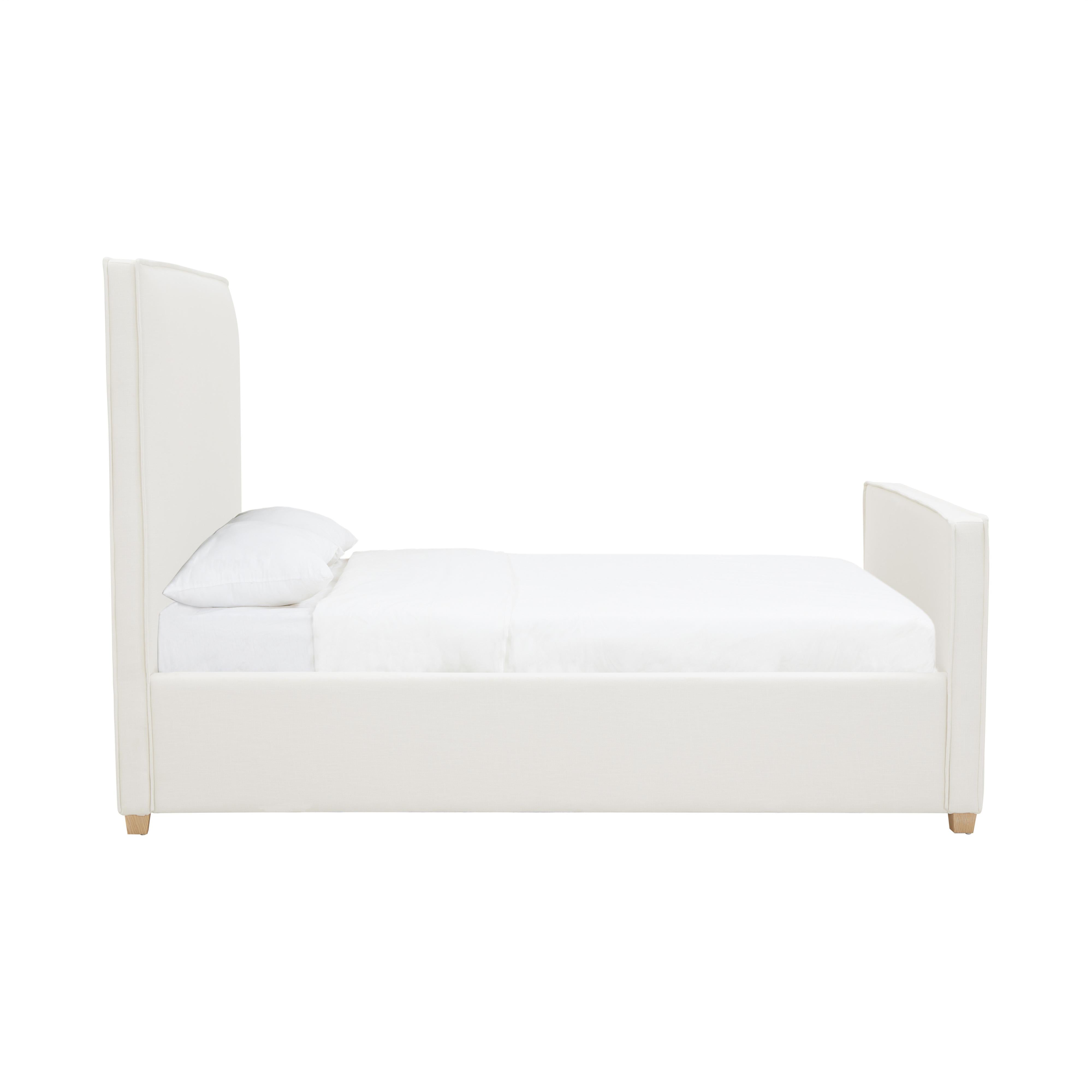 Bristol Park Ivory Contract-Grade Fabric Upholstered Bed