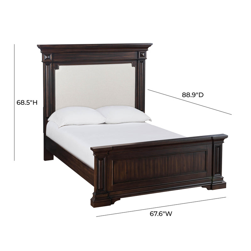 Stamford Wooden Upholstered Bed-zoom-
