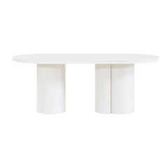 Elora 79" Lacquer Oval Dining Table
