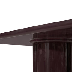 Zola 94.5" Lacquer Oval Dining Table