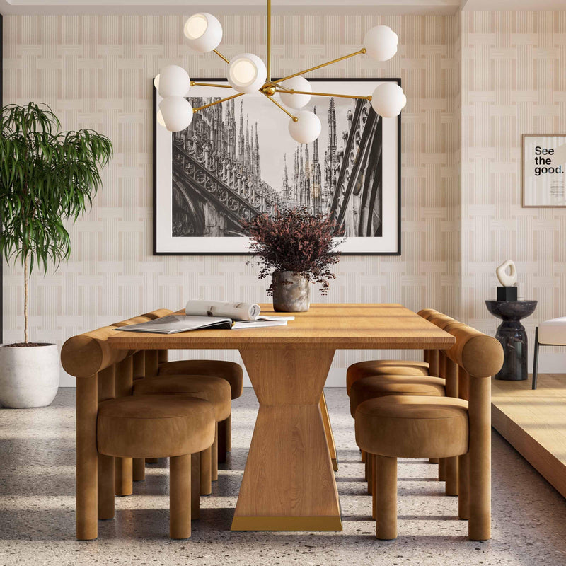 Nolan 98" Wood Rectangular Dining Table-zoom-