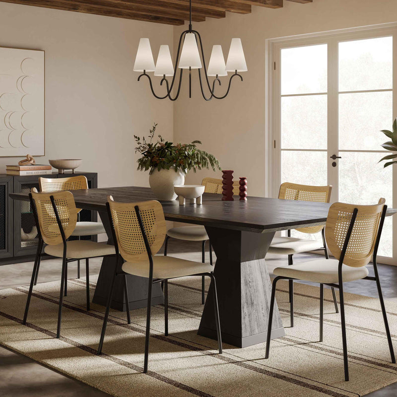 Nolan 98" Wood Rectangular Dining Table-zoom-