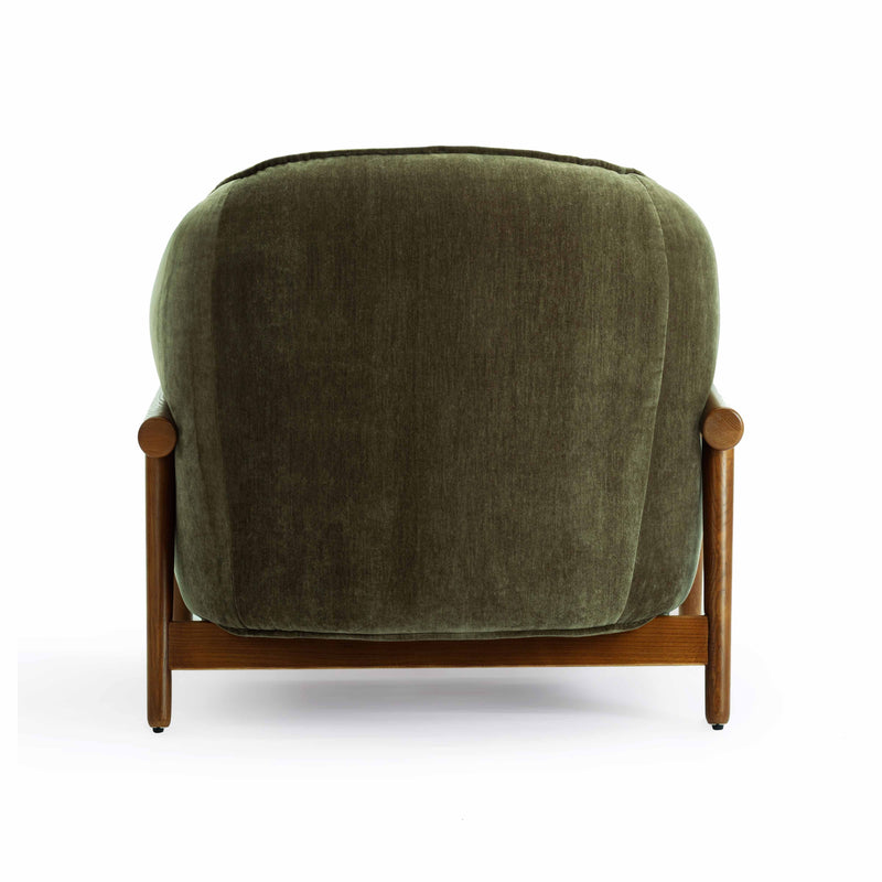 Piedmont Upcycled Contract-Grade Chenille Accent Chair-zoom-