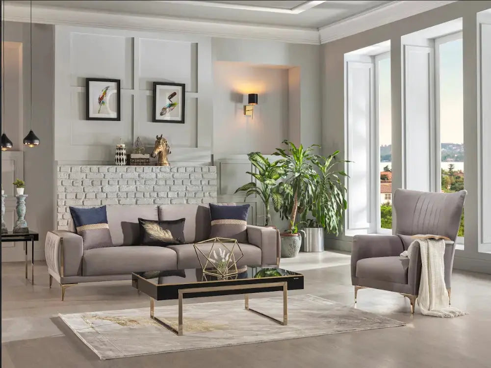 Carlino Living Room Set – Living Room Set | Lusso Furniture (view 5)