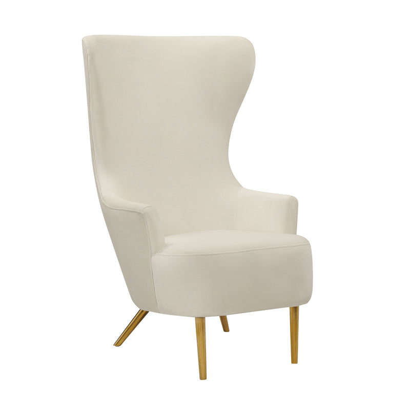 Julia Performance Velvet Wingback Accent Chair by Inspire Me! Home Decor-zoom-