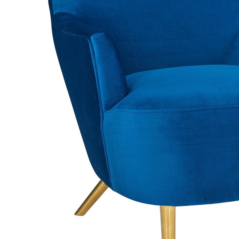 Julia Performance Velvet Wingback Accent Chair by Inspire Me! Home Decor-zoom-
