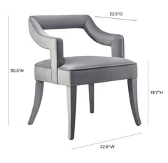 Tiffany Performance Velvet Dining Chair