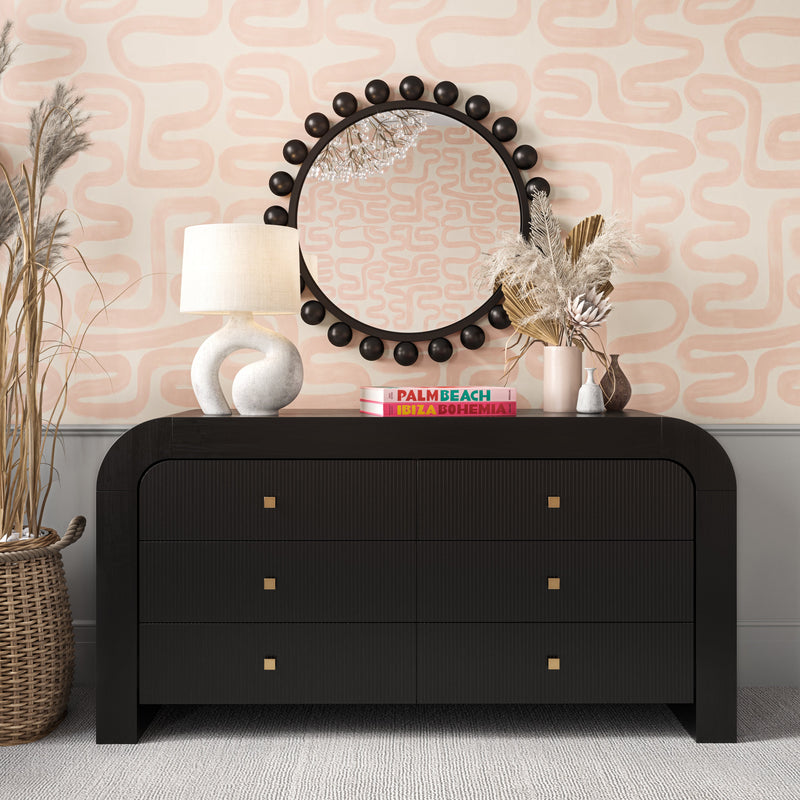 Hump 62" Arched 6-Drawer Dresser-zoom-