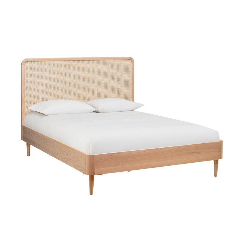 Carmen Natural Ash and Cane Bed-zoom-