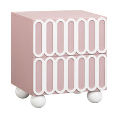 Tori 23" Motif 2-Drawer Nightstand