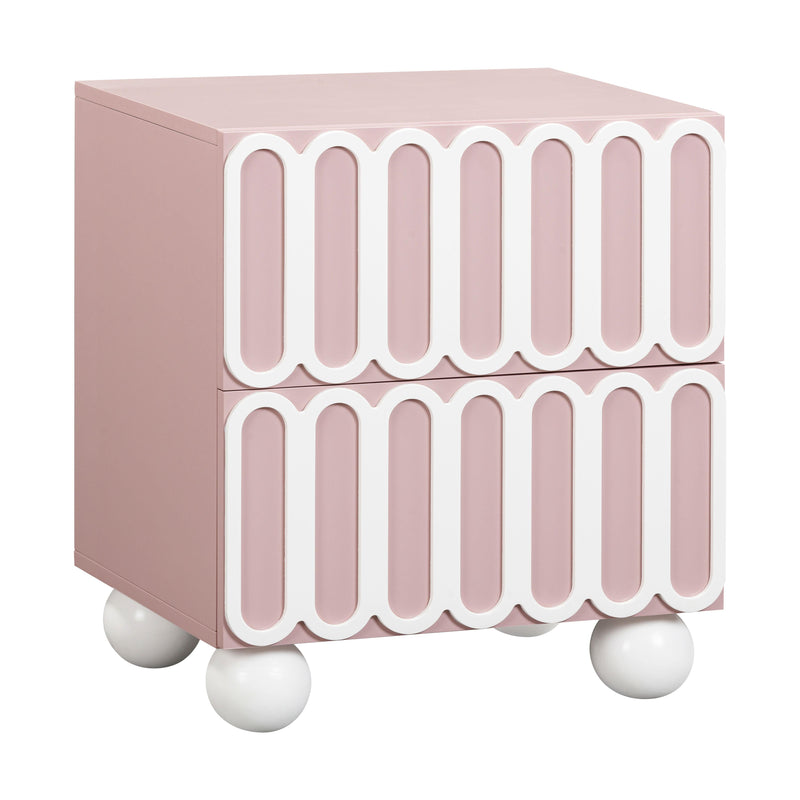 Tori 23" Motif 2-Drawer Nightstand-zoom-