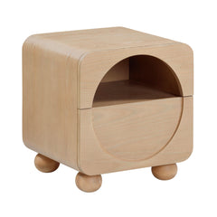 Moonrise 20" Natural Ash Nightstand With Drawer