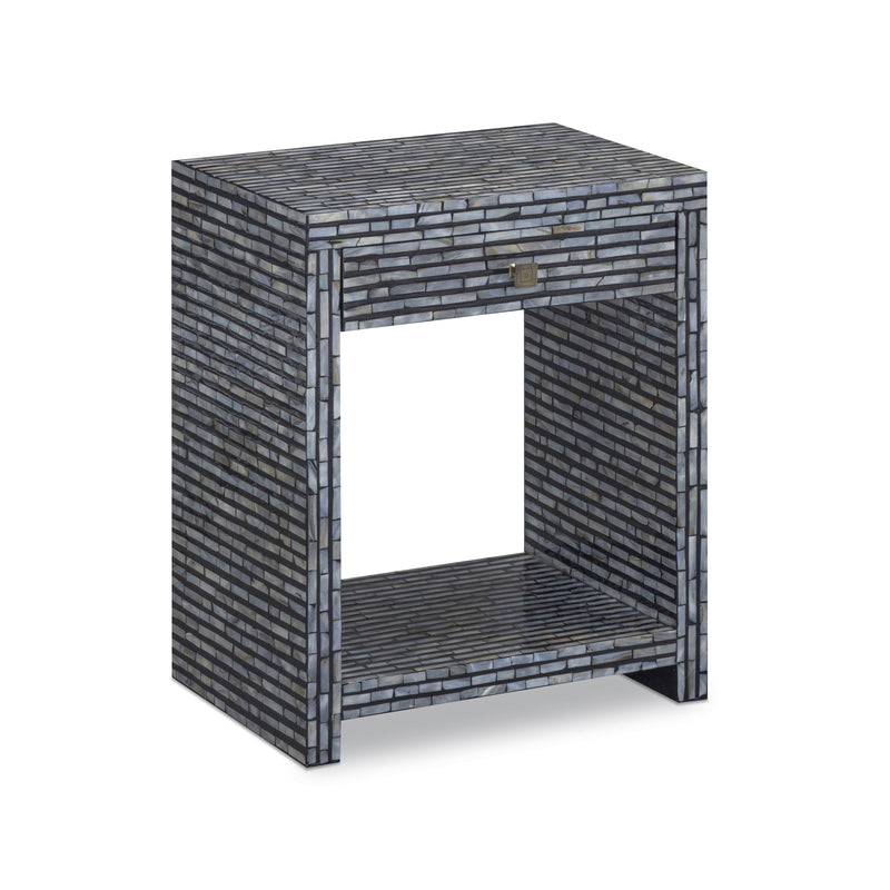 Cassis 20" Mother of Pearl 1-Drawer Nightstand-zoom-