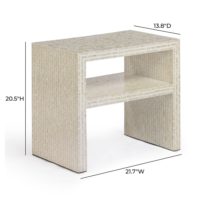 Derry 22" Capiz Shell Nightstand-zoom-