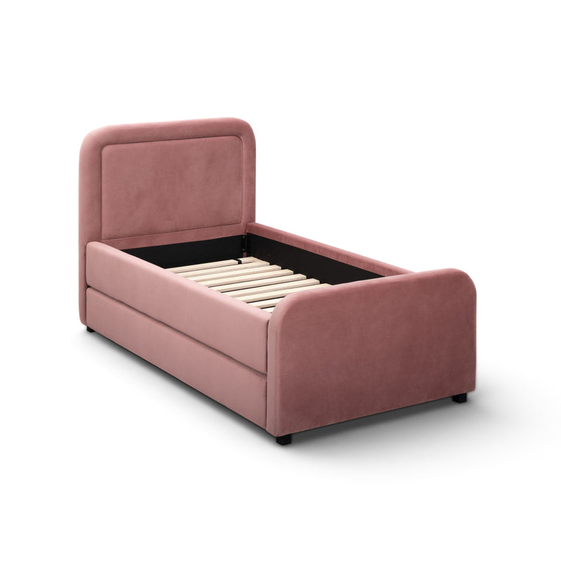Briella Performance Velvet Trundle Bed in Twin-zoom-