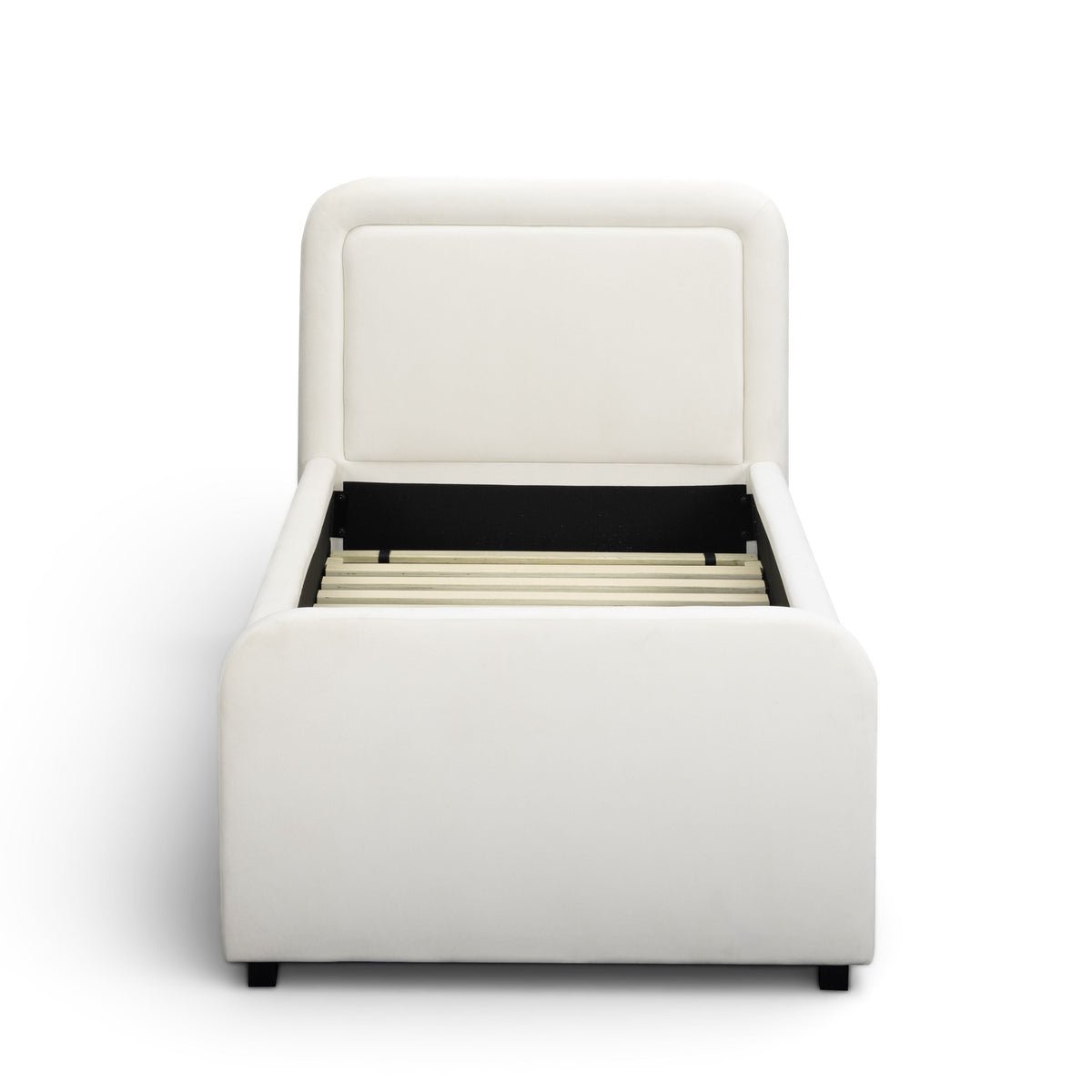 Briella Performance Velvet Trundle Bed in Twin
