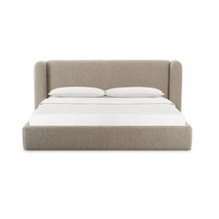 Babette Tan Contract-Grade Boucle Bed