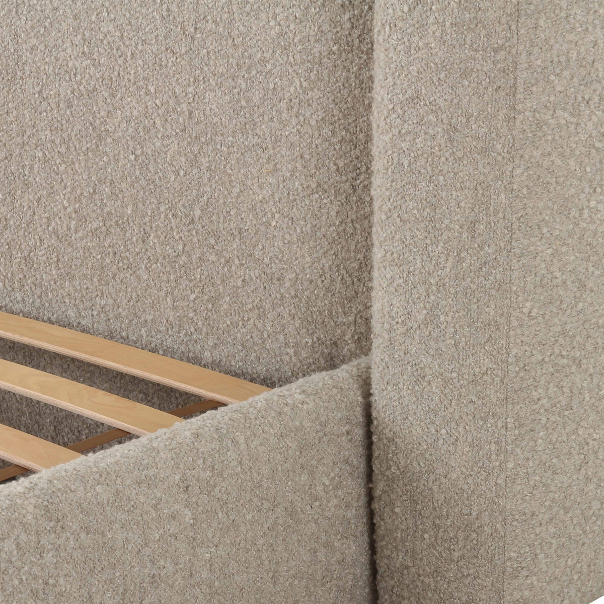 Babette Tan Contract-Grade Boucle Bed