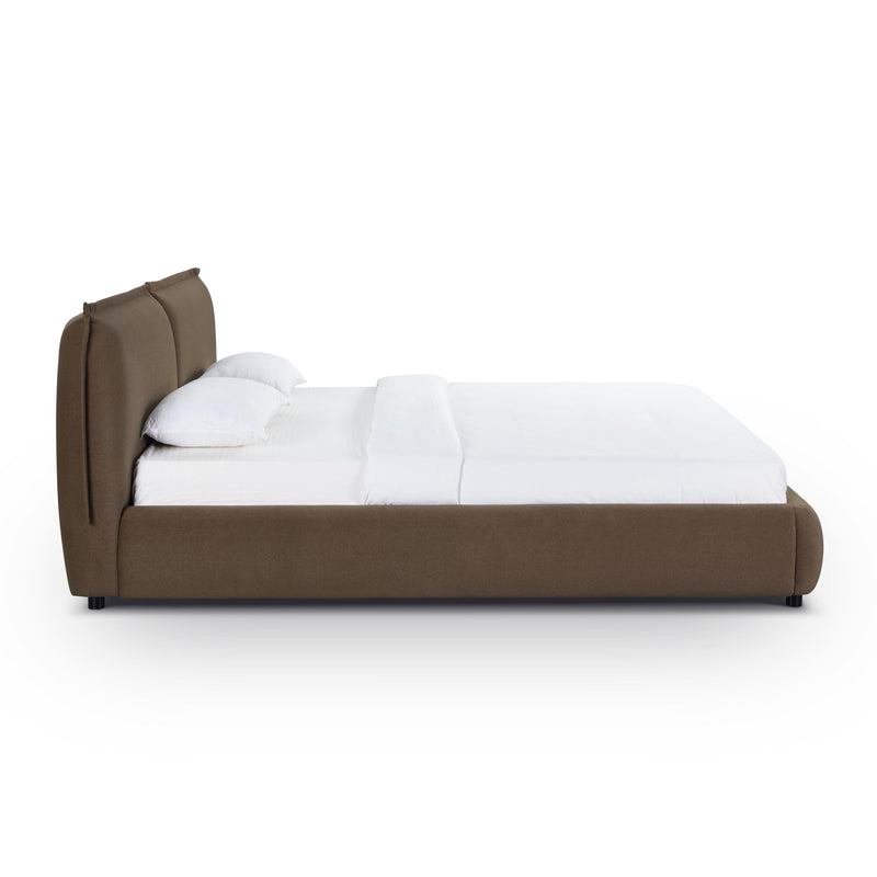 Mel Performance Faux Mohair Velvet Bed-zoom-