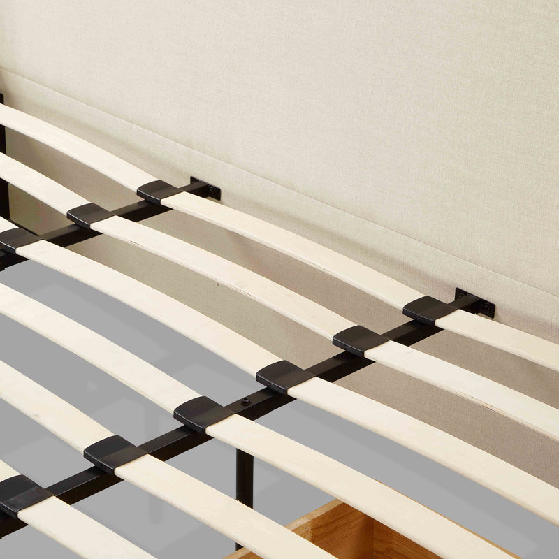Corey Upcycled Performance Linen Storage Bed-zoom-