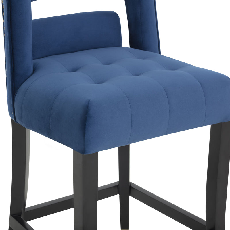 Hart Performance Velvet Stool-zoom-
