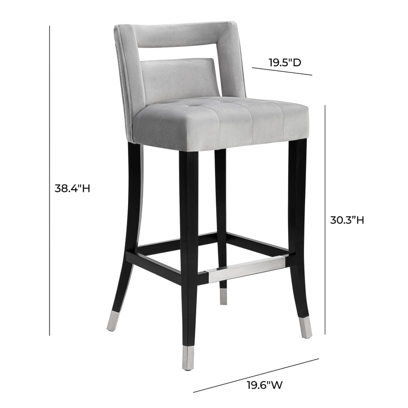 Hart Performance Velvet Stool-zoom-