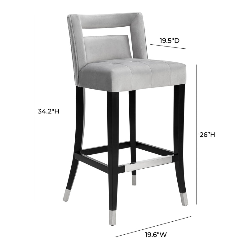 Hart Performance Velvet Stool-zoom-