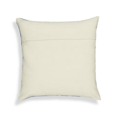 Indigo Triangles 20" Cotton Square Throw Pillow Cover