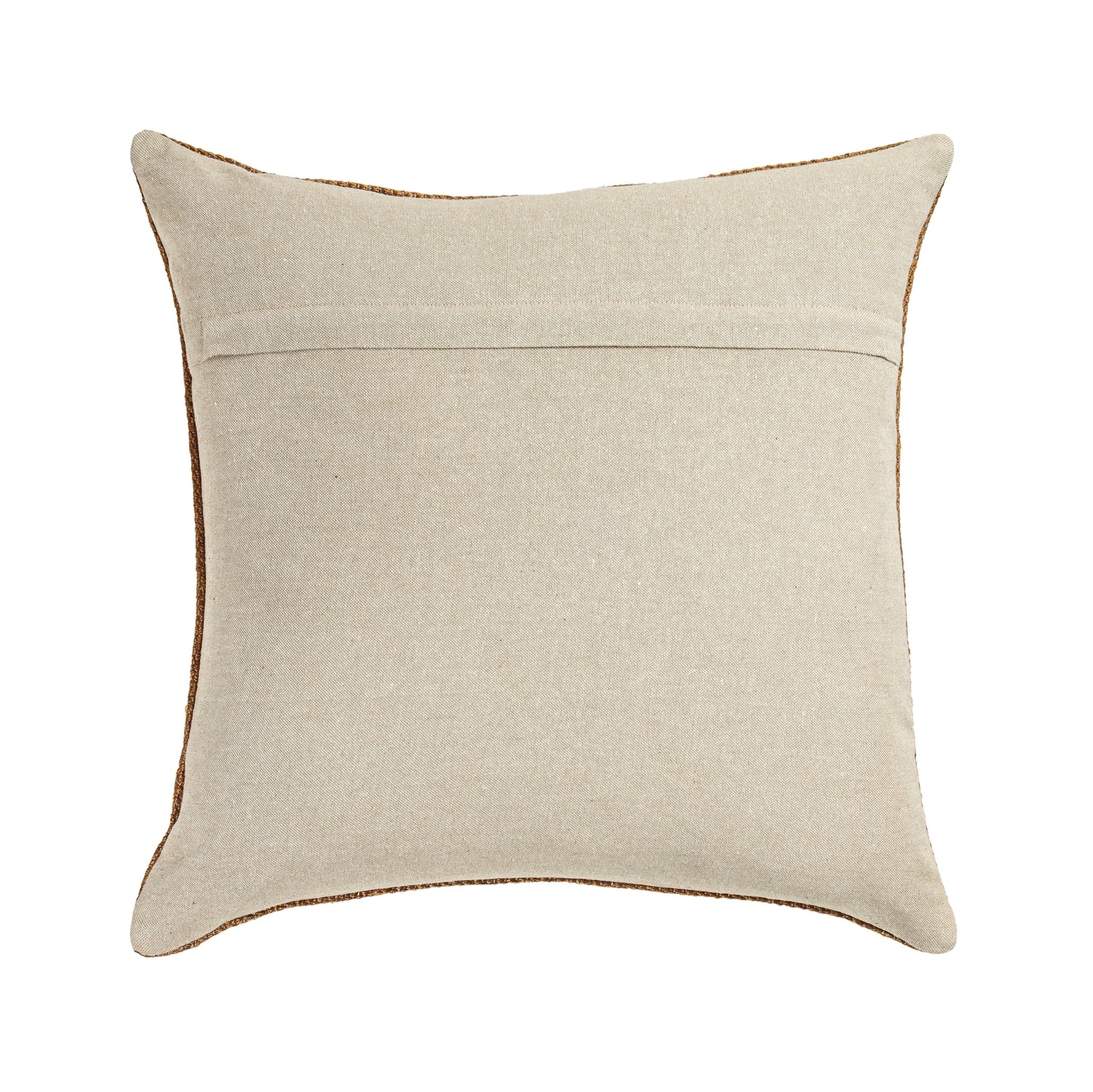 Terra 20" Square Wool and Jute Kilim Throw Pillow
