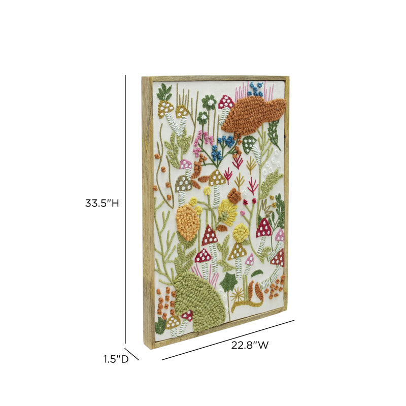 Muro "Forage" Embroidered Wall Art-zoom-