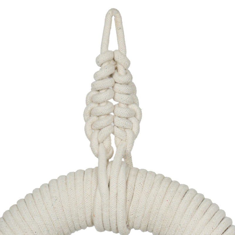 Pasha Natural Cotton Jute Tassel Wall Decor-zoom-